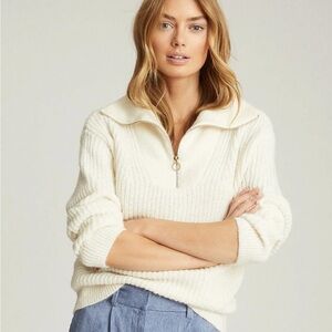 Reiss Cream Cowl Neck Sweater